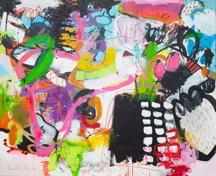 Frantic efforts Tablo, 39,4x47,2 in