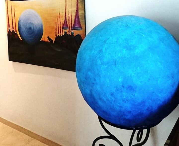 Skulptur mit dem Titel "The soul" von Claudia Hagn, Original-Kunstwerk, Gips