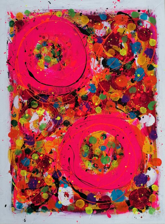 Confettis 绘画, 31.5x23.6 in