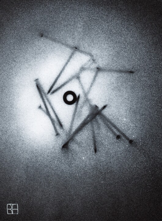 "Brouillard 005" başlıklı Tablo François Rigler tarafından, Orijinal sanat, Akrilik