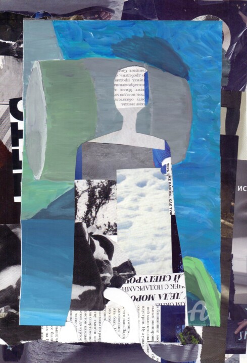 CollageNo14 from the series Personality and its inner world Коллажи, 11,7x8,3 in