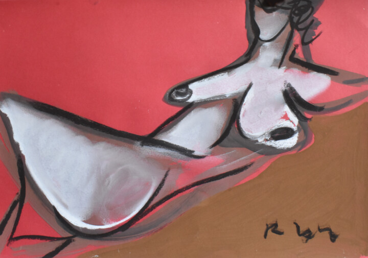 Nude 2010 (object number r00227) Tekening, 8,3x11,7 in