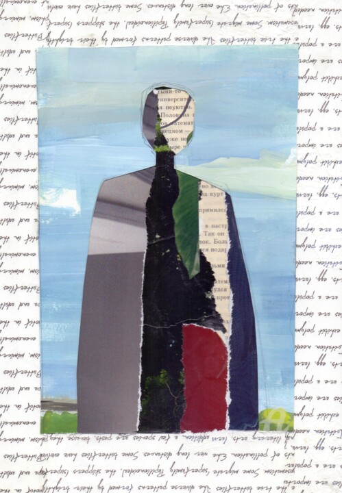 CollageNo17 from the series Personality and its inner world Collages, 11,7x8,3 in