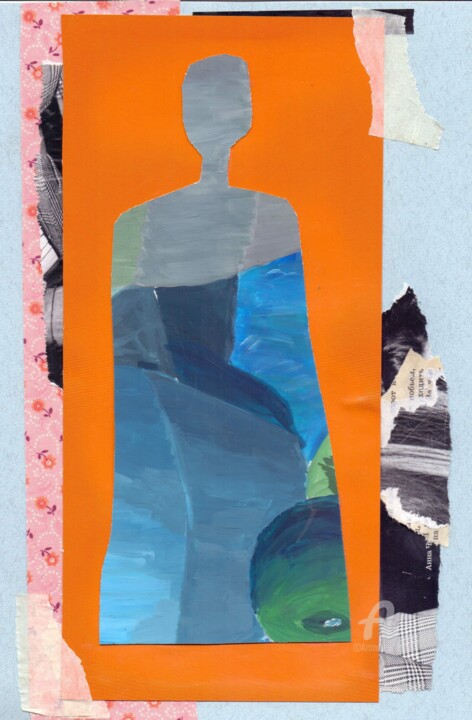 CollageNo21 from the series Personality and its inner world 拼贴, 11.7x8.3 in
