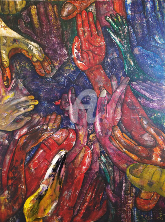 Gestualitat #2nyss Pittura, 51,2x38,2 in