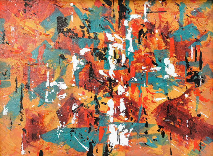 Pulse of the Abstract 绘画, 11.8x15.8 in
