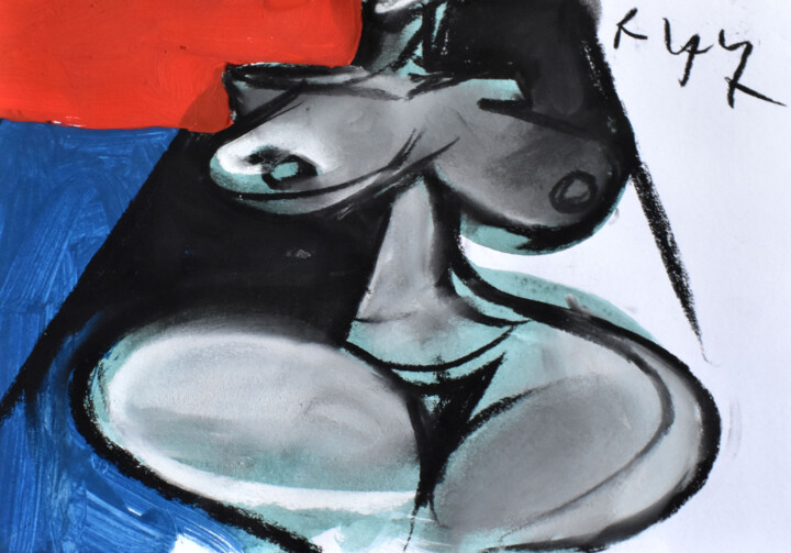Nude 2010 (object number r00288) 图画, 6.9x9.8 in