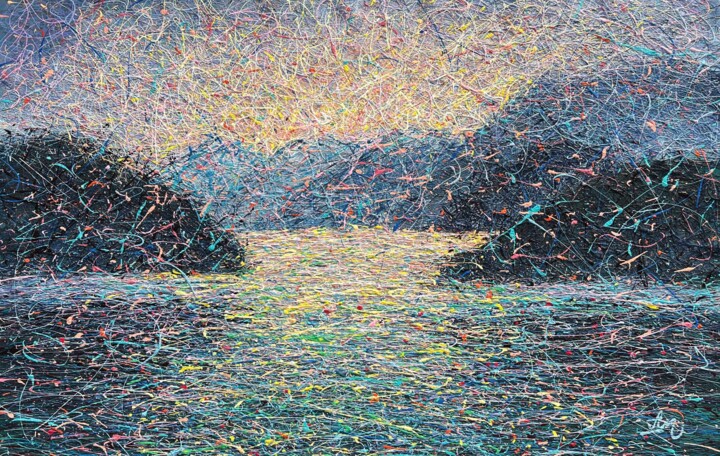 绘画,  37.4x57.1 in 