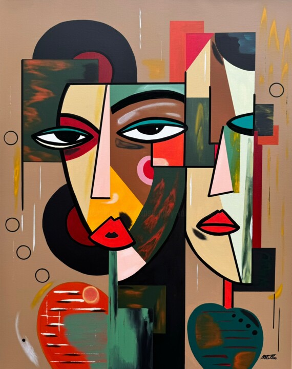 Ambivalence 绘画, 36.2x28.7 in