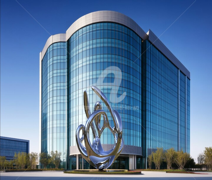 Sculpture titled "Vital Grace#3(Large…" by Daniel Kei Wo, Original Artwork, Stainless Steel