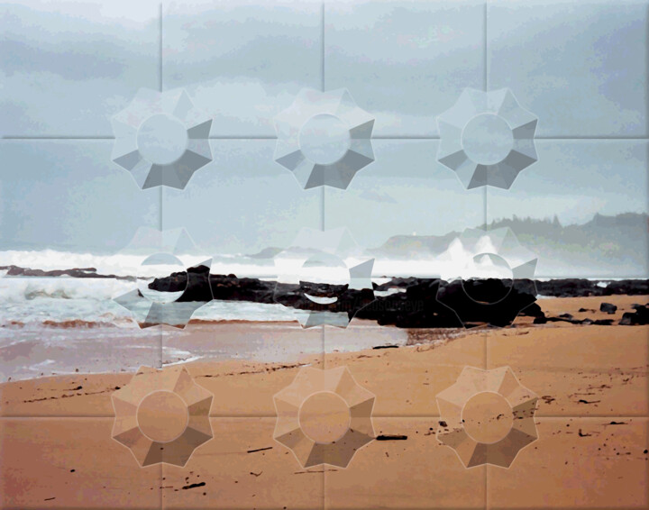Digital Arts titled "Secret Beach 3 revi…" by Ken Grzesik, Original Artwork, Digital Print
