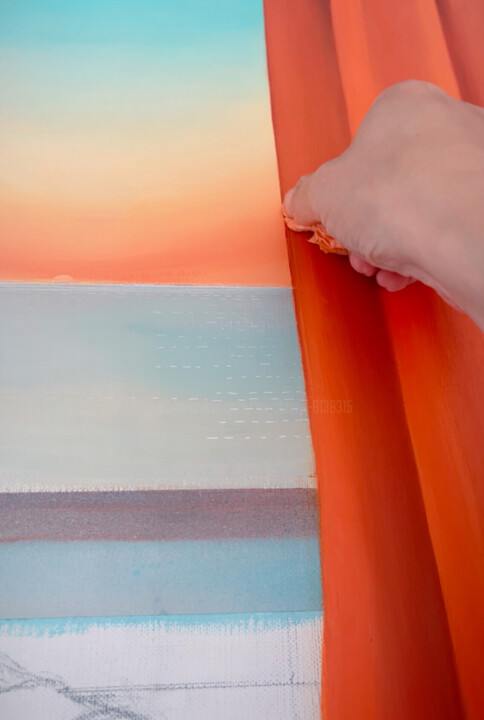 Steps of the making of the work