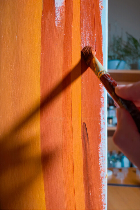 Steps of the making of the work