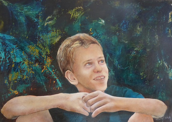 Mickaël 绘画, 19.7x27.6 in
