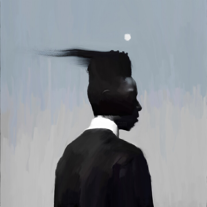 Male portrait N8 绘画, 19.7x19.7 in