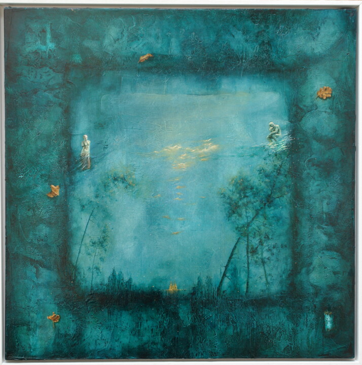 Vers la lumière 绘画, 31.5x31.5 in