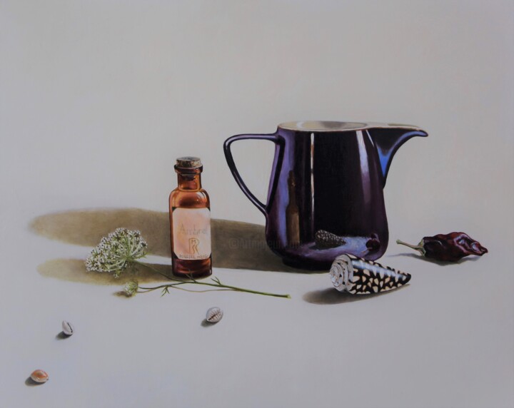 Le pot Melitta 绘画, 15.8x19.7 in
