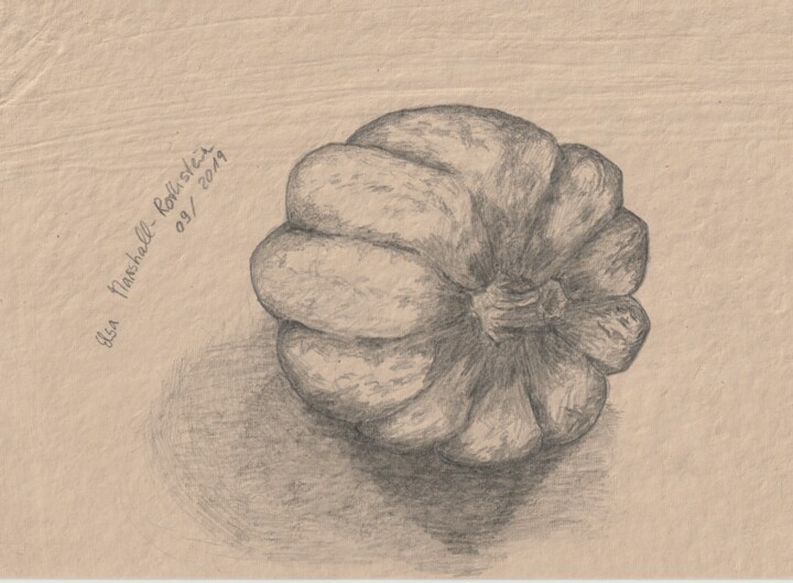 Kürbis 图画, 8.3x11.7 in