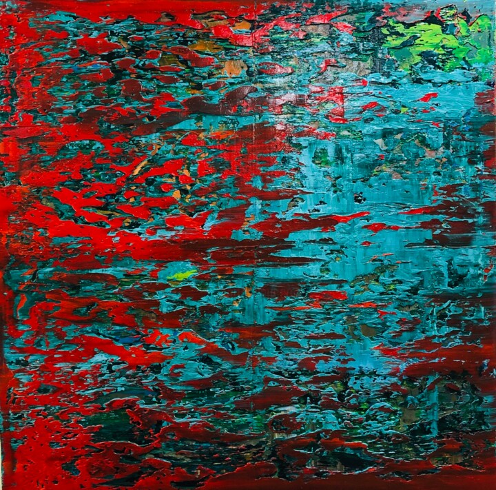 Reckless war.A65 绘画, 35.4x35.4 in