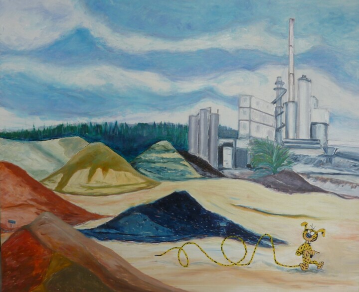 Industrie22 绘画, 23.6x28.7 in
