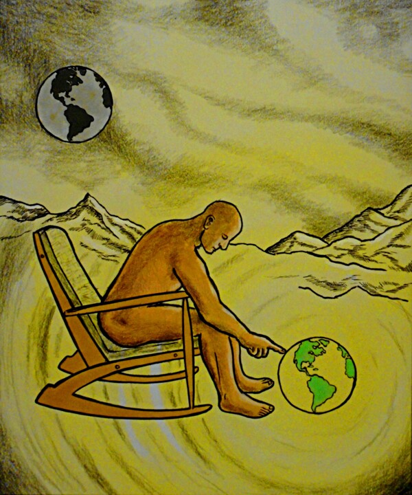 That in the face of which one has Anxiety – Part 2 (187/188) Pintura, 14,2x11,8 in