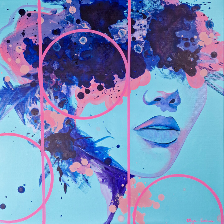 Clouds of emotions 绘画, 16x16 in