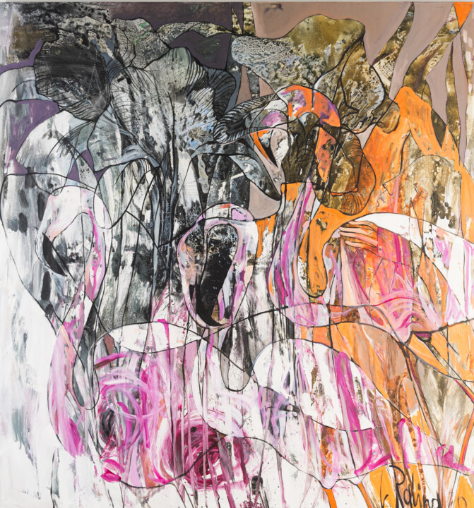 Painting,  63x59.1 in 