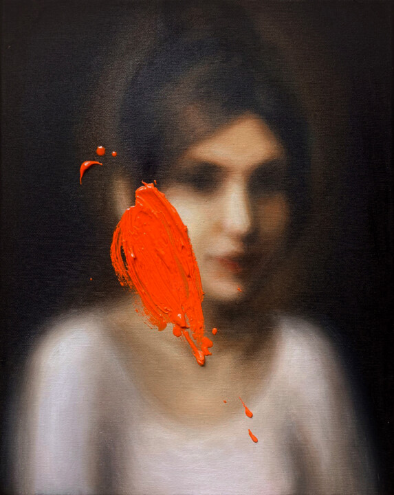 Illusion #27 绘画, 19.7x15.8 in