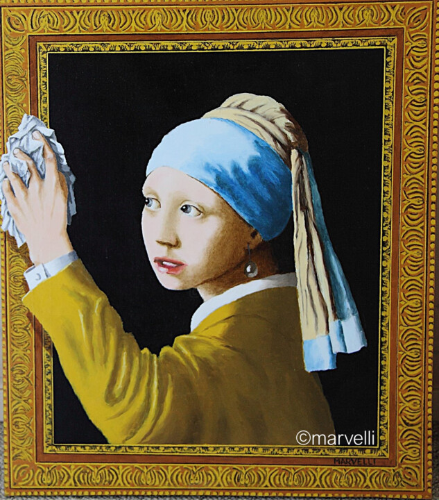When nobody is watching - Fine art sublimation on aluminium Tablo, 23,6x19,7 in