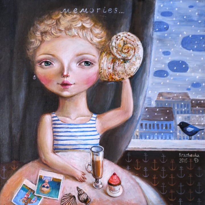 Memories 绘画, 23.6x23.6 in