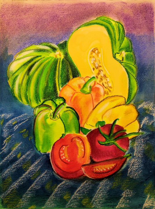 Stillleben 20 Jh. 绘画, 11.7x16.1 in