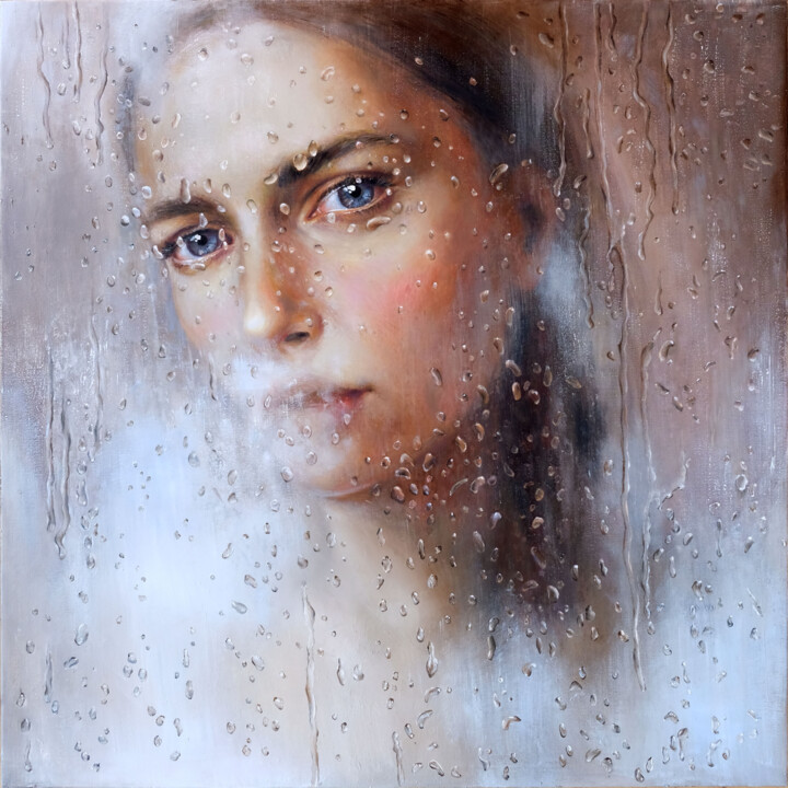 Reflection #2 绘画, 39.4x39.4 in