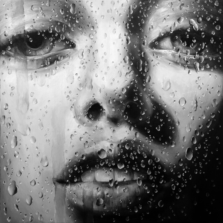 Reflection #19 绘画, 27.6x27.6 in