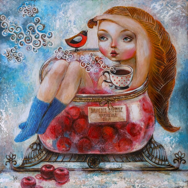 Cherry marmalade 绘画, 23.6x23.6 in