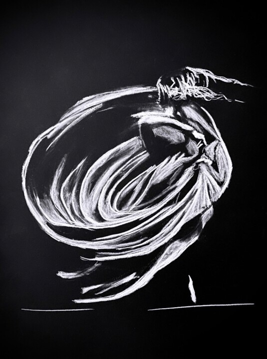 Danseuse contemporaine 그림, 15.8x11.8 in