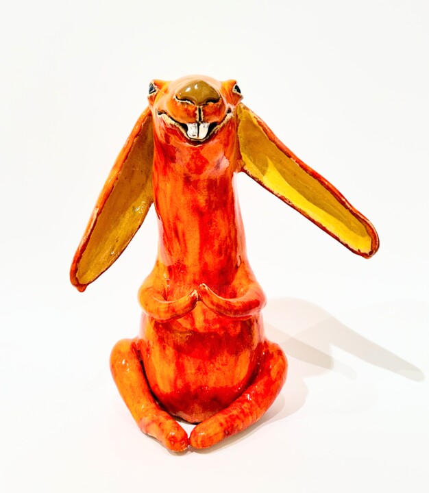 Funny as a Bunny 雕塑, 11.8x10.2 in