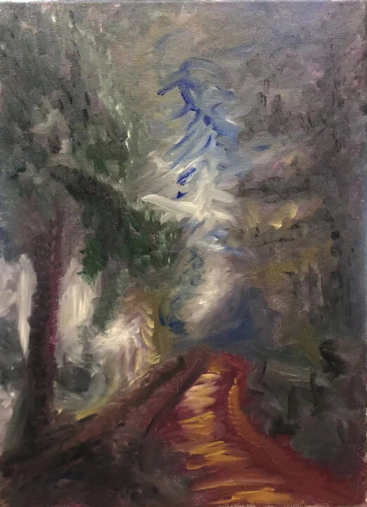 241121 Painting, 15.8x11.8 in