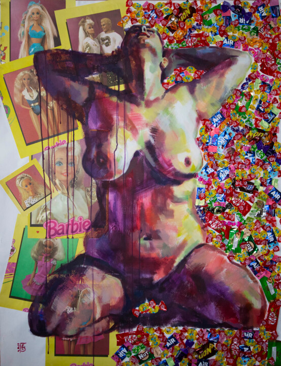 My body - my rules 绘画, 43.3x33.5 in
