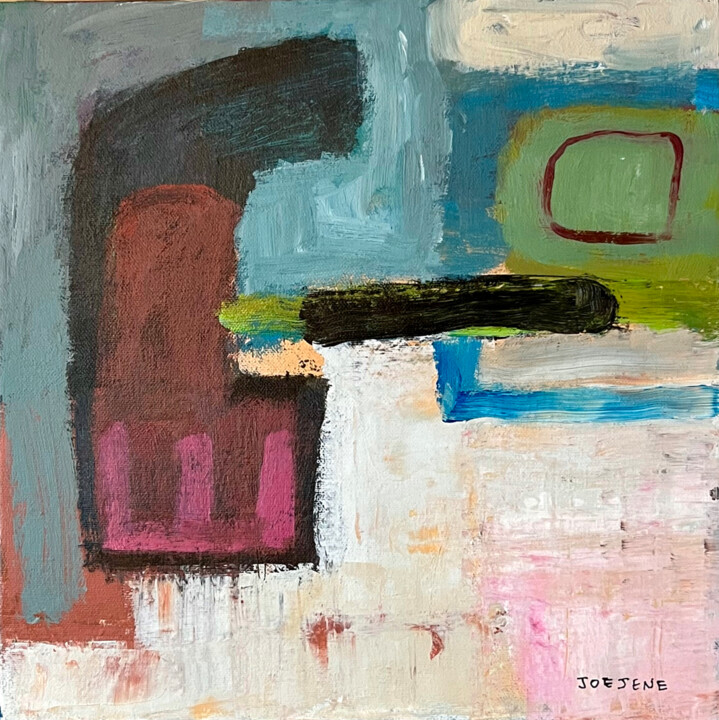 Peinture intitulée "Green Apple" par Joejene C. Santos, Œuvre d'art originale, Acrylique Monté sur Châssis en bois