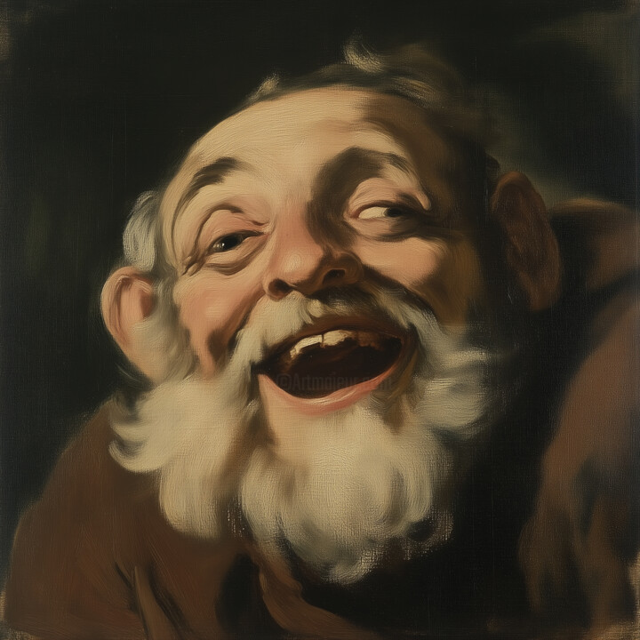 数字艺术 标题为“The Happy Dwarf’s M…” 由Alberto Capitani, 原创艺术品, AI生成的图像