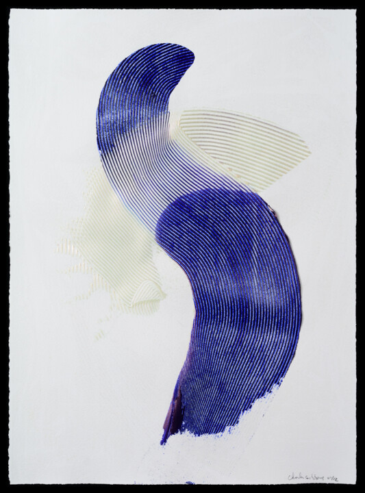Painting titled "Pas de Deux 4" by Charles Gibbons, Original Artwork, Acrylic Mounted on Wood Stretcher frame