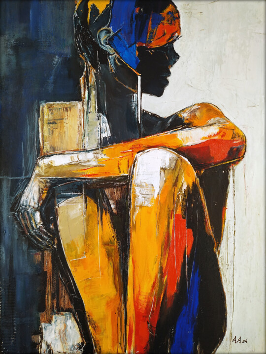Speak, don't be silent 绘画, 23.6x17.7 in
