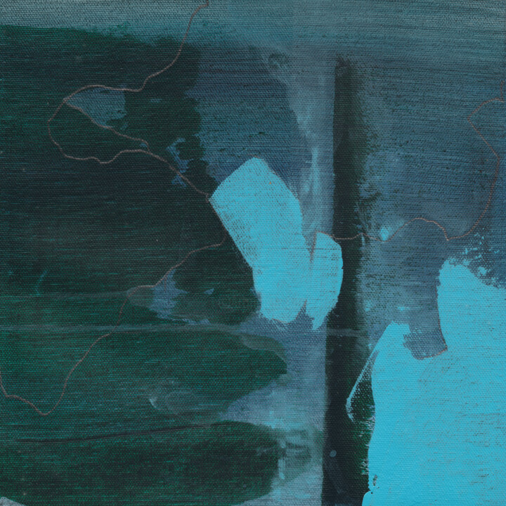 Painting titled "#265, acrylique sur…" by Michel Debray, Original Artwork, Acrylic Mounted on Cardboard
