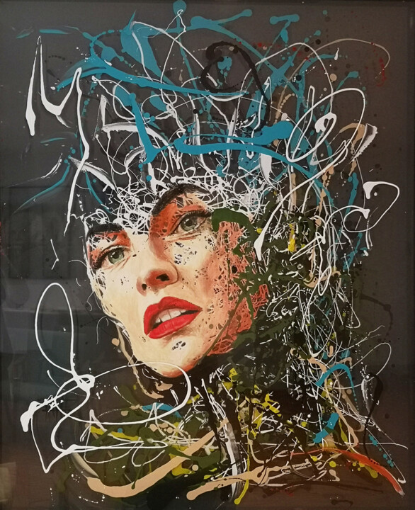 绘画,  46.5x38.6 in 