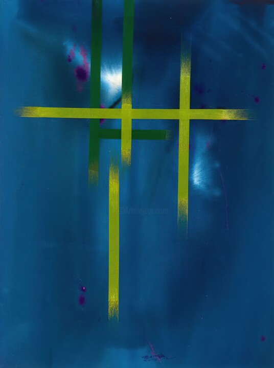 绘画 标题为“启示录 Revelation” 由Hongfeng Guo, 原创艺术品, 丙烯