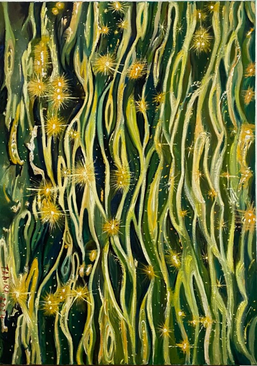 vagues Pittura, 19,7x27,6 in