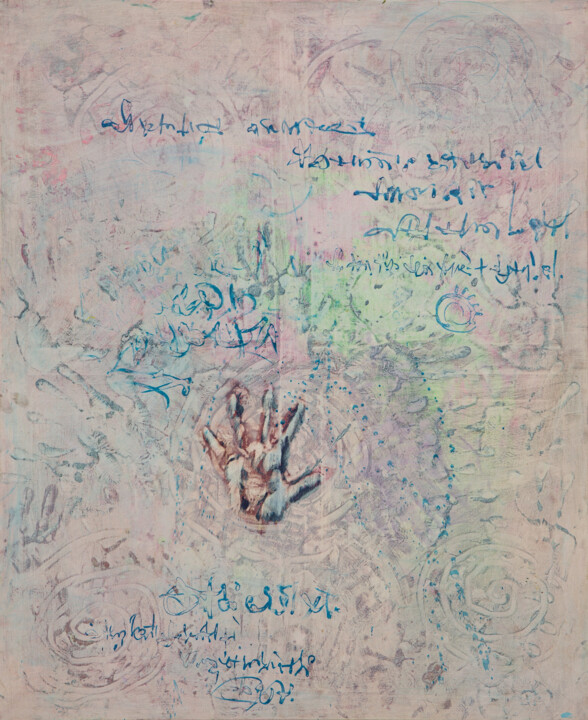 Parallel world Schilderij, 39,4x31,5 in