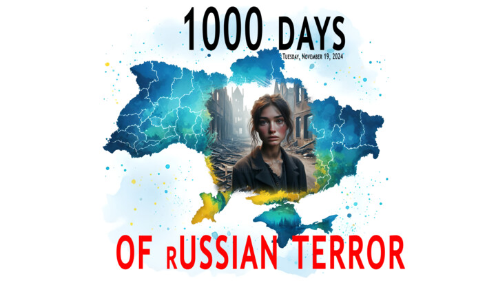 1000 days of russian terror 数字艺术