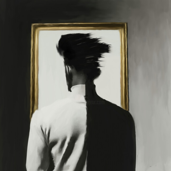 Schilderij,  19,7x19,7 in 