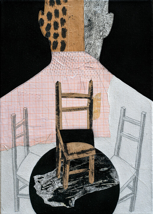 Interior Vision 04, Chair Collages, 13,8x9,8 in